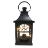 The velvet fabric dragon and phoenix running horse seven-color cultural tourism lantern decoration is a festive red lantern Item Picture